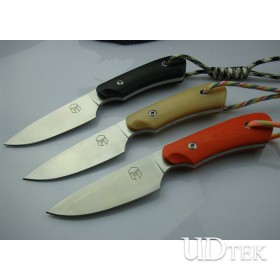 Three Color in Stock Hunting Knives Stainless Steel Knife with K Sheath UDTEK01321